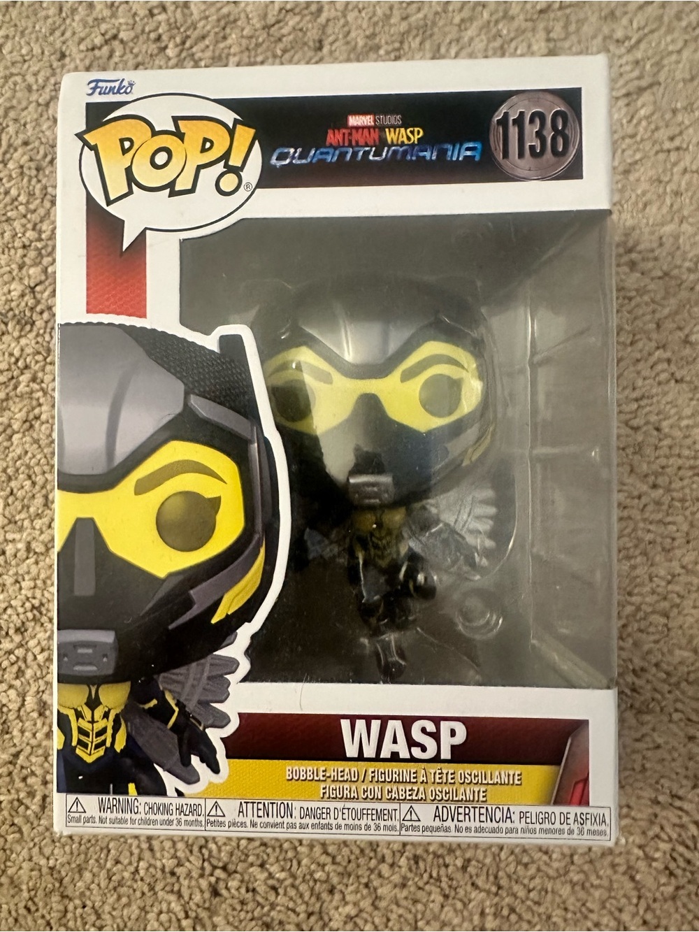 Funko Wasp Vinyl Figure - Yellow & Black Mask